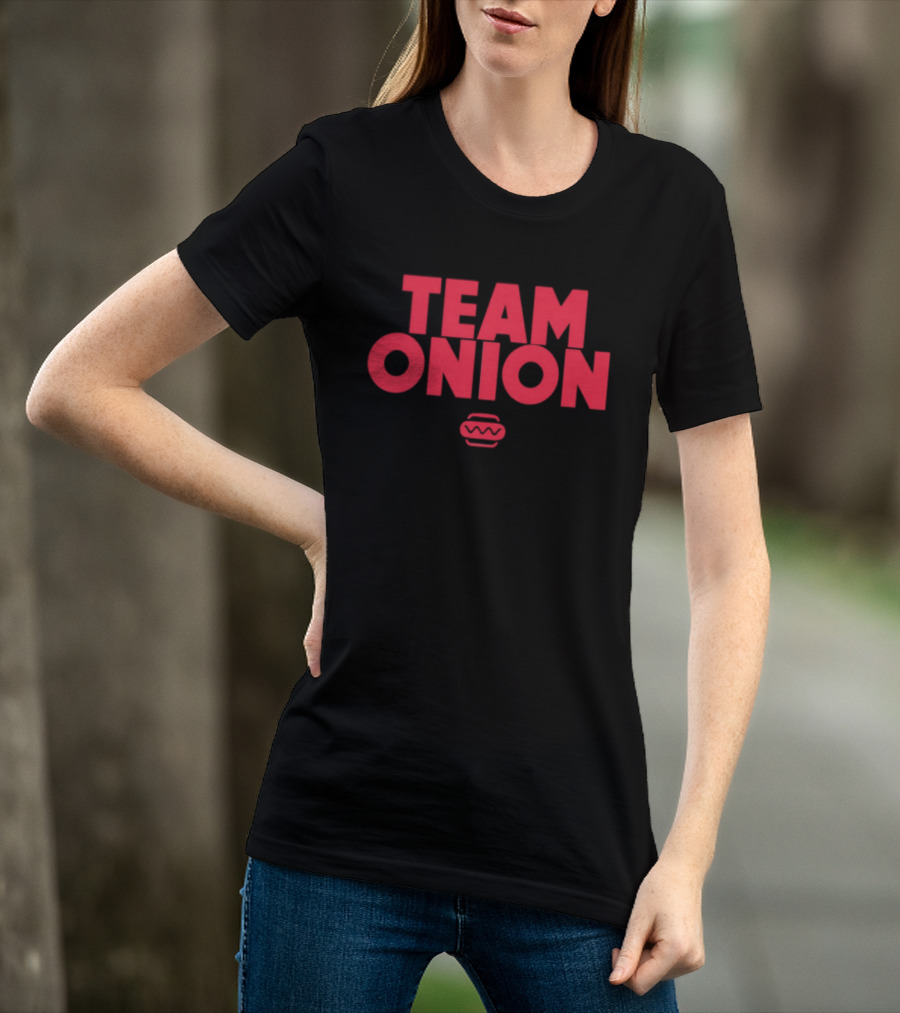 Team Onion Hot Dog Lovers Unite T-Shirt