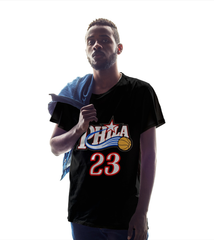 Phila Basketball LeBron James 23 Philadelphia 76ers Jersey T-Shirt