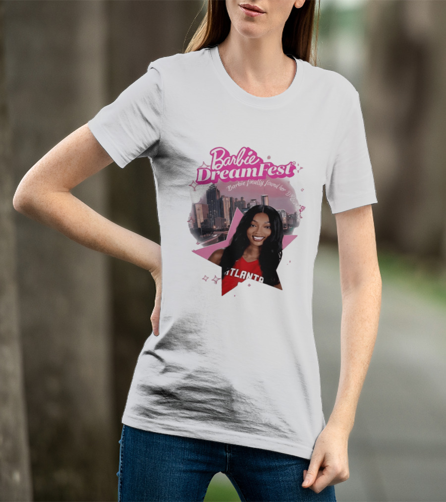 Barbie Dream Fest Angel Reese Atlanta Dream Basketball Barbie Finally Found Her Dream T-Shirt