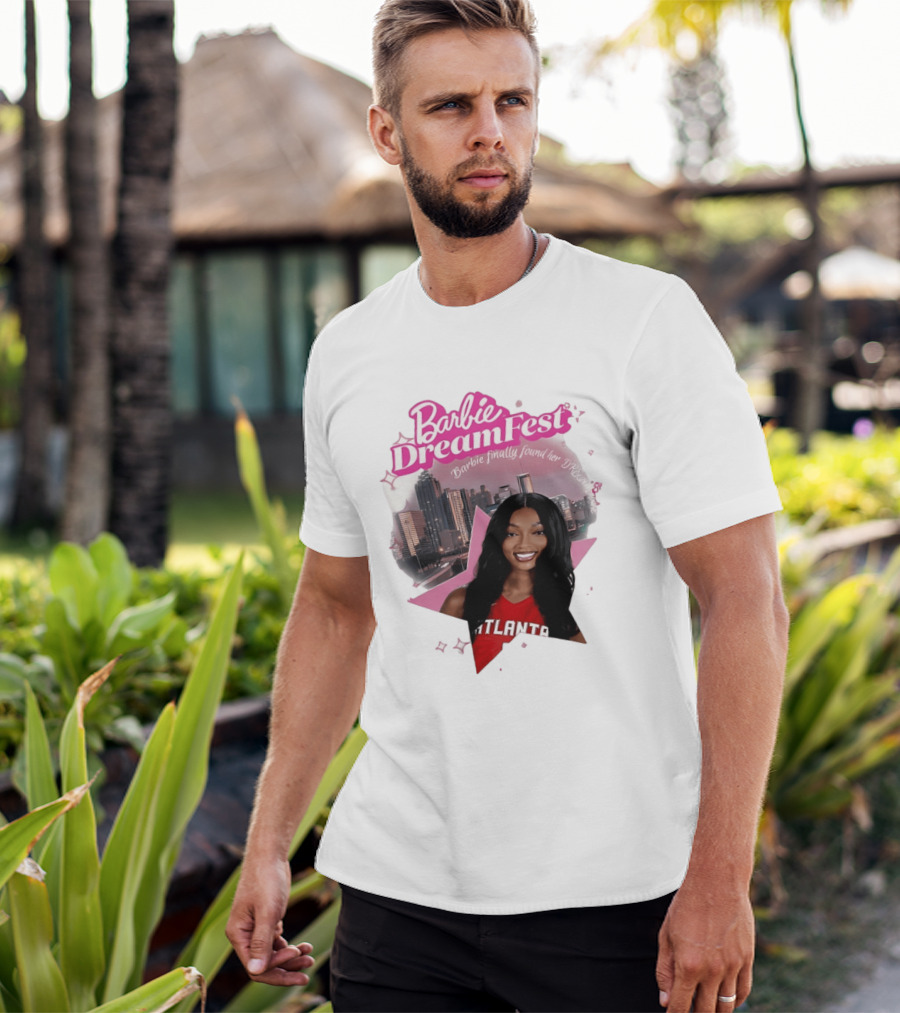 Barbie Dream Fest Angel Reese Atlanta Dream Basketball Barbie Finally Found Her Dream T-Shirt