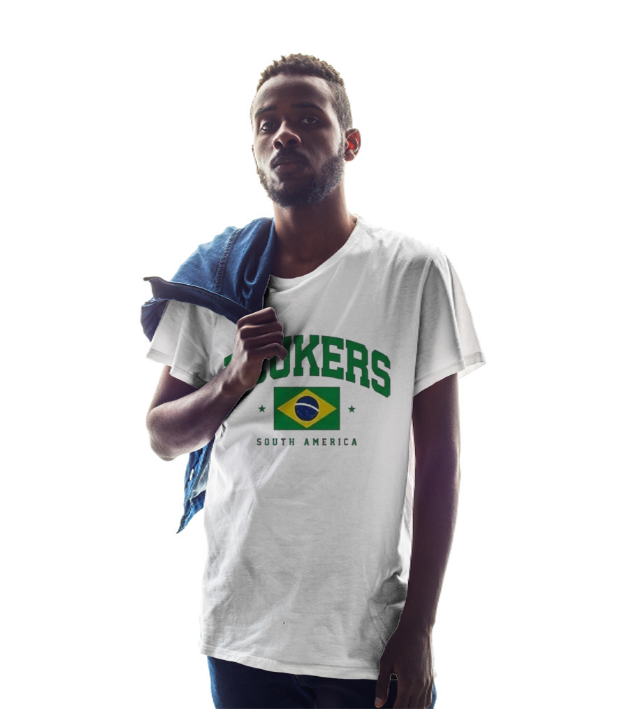 FCUKERS Brasil South America Brazil Flag T-Shirt