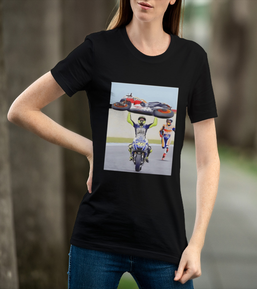 Valentino Rossi Honda MotoGP 46 Victory Celebration 2026 T-Shirt