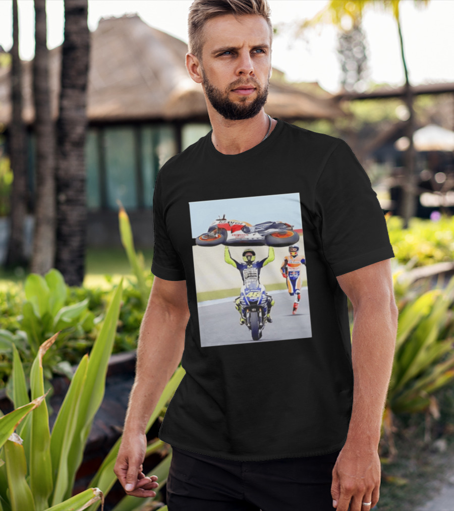 Valentino Rossi Honda MotoGP 46 Victory Celebration 2026 T-Shirt