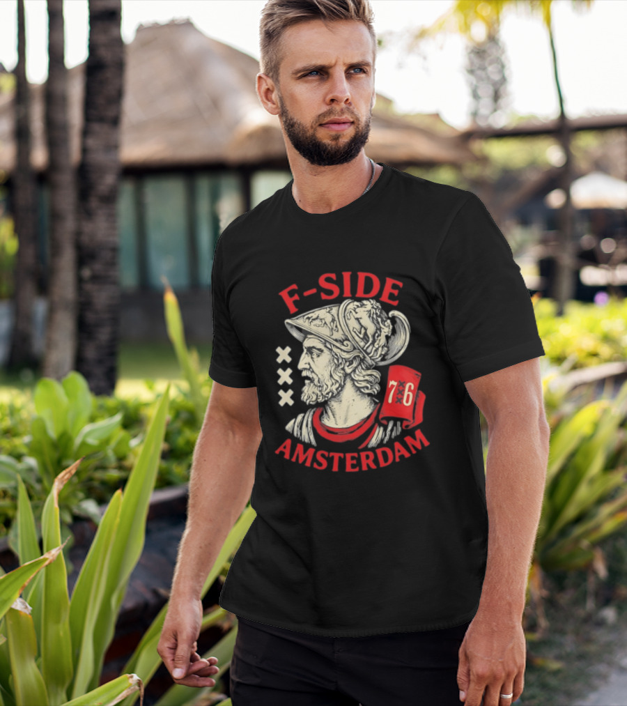 F Side Amsterdam Warrior Helmet 76 T-Shirt