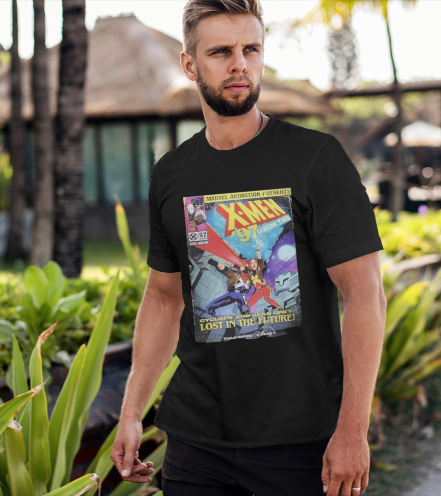 X Men 97 Season 2 Cyclops And Jean Grey Lost In The Future Time Travel Streaming On Disney Plus T-Shirt