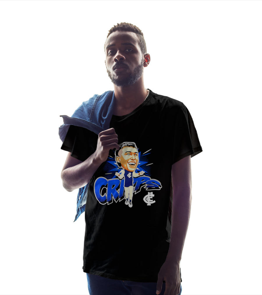 Carlton Football Club Patrick Cripps Caricature Cripps T-Shirt