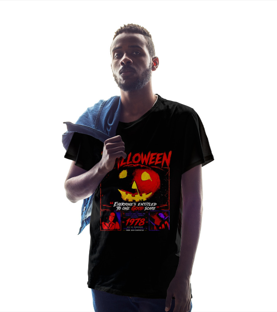 It's Halloween 1978 Everyone's Entitled To One Good Scare John Carpenter Jamie Lee Curtis T-Shirt