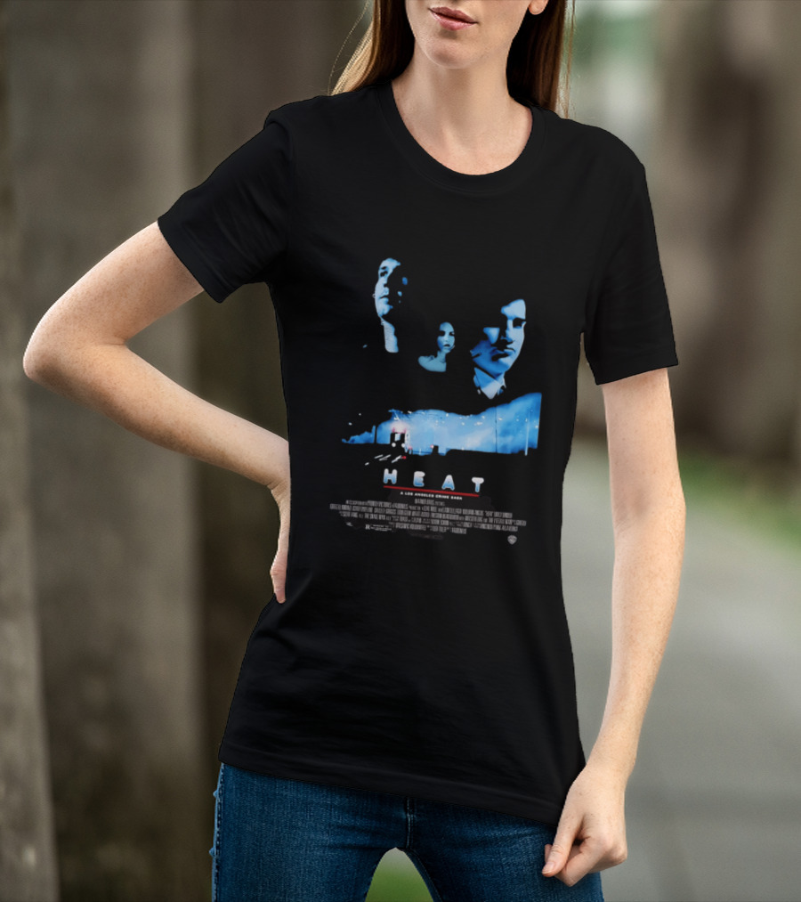 Heat A Los Angeles Crime Saga Luke Null Film Visages And Cityscape T-Shirt