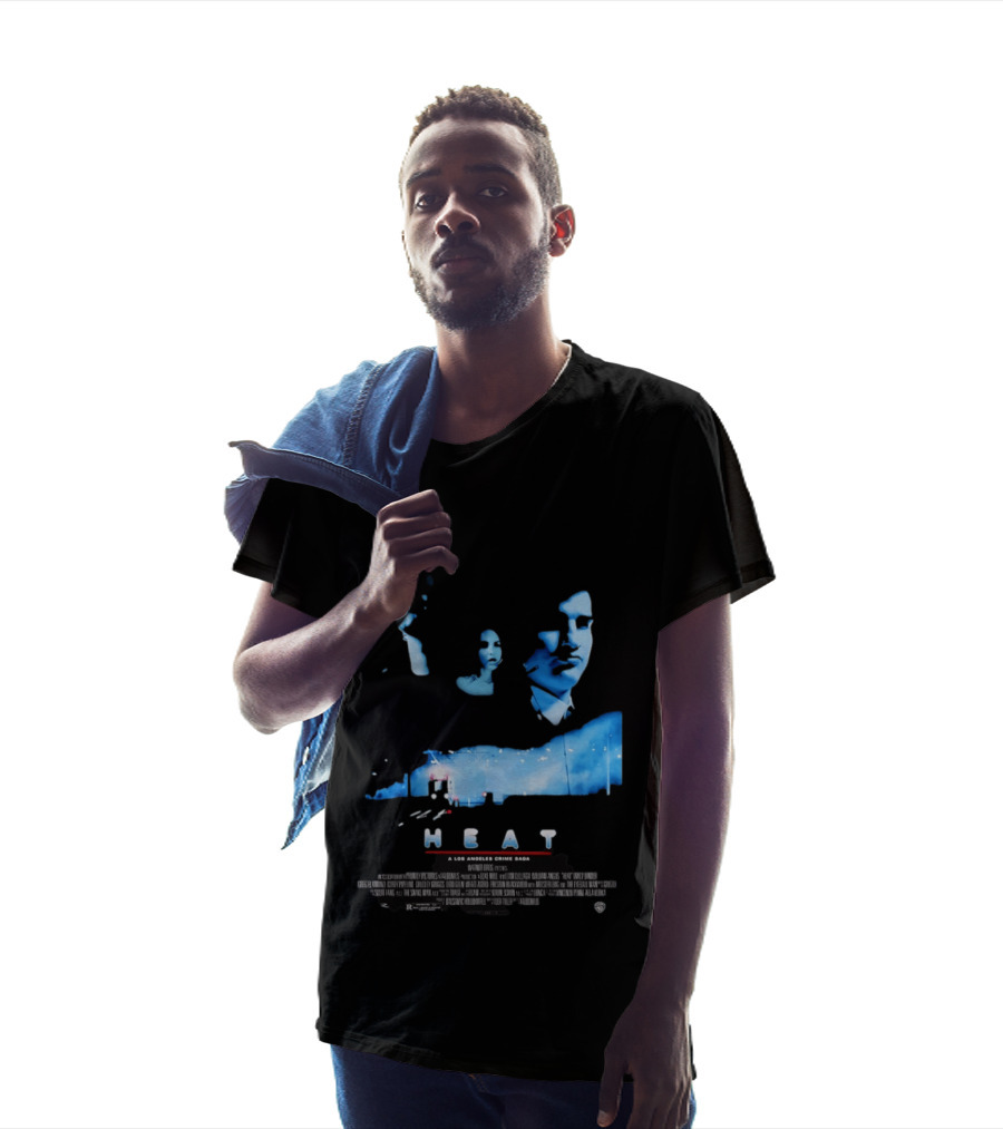 Heat A Los Angeles Crime Saga Luke Null Film Visages And Cityscape T-Shirt