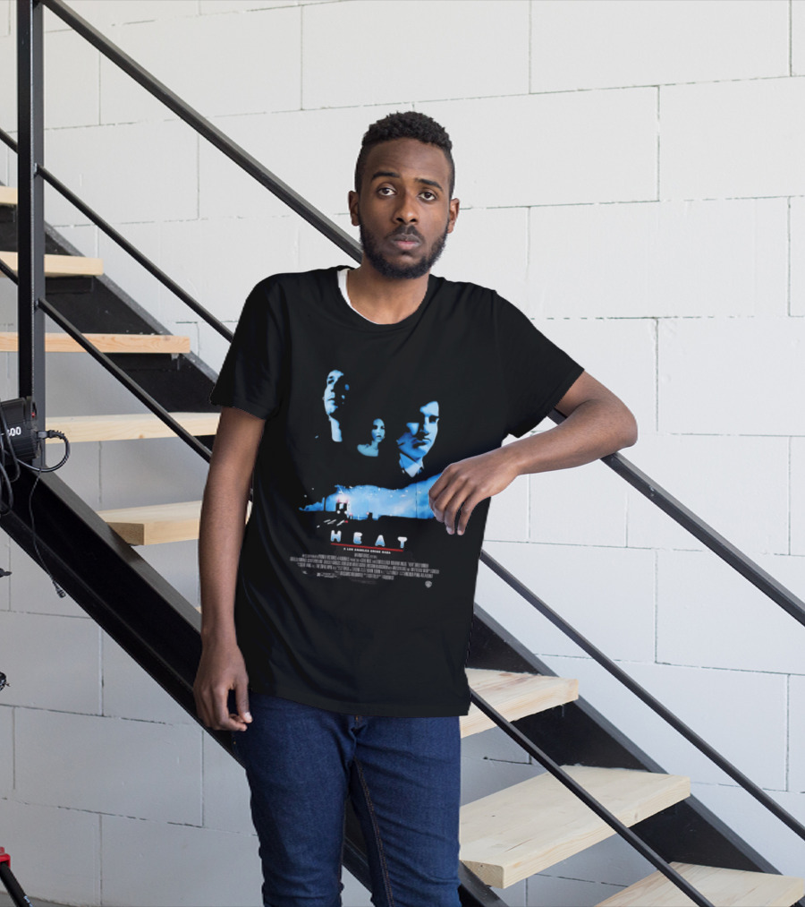 Heat A Los Angeles Crime Saga Luke Null Film Visages And Cityscape T-Shirt