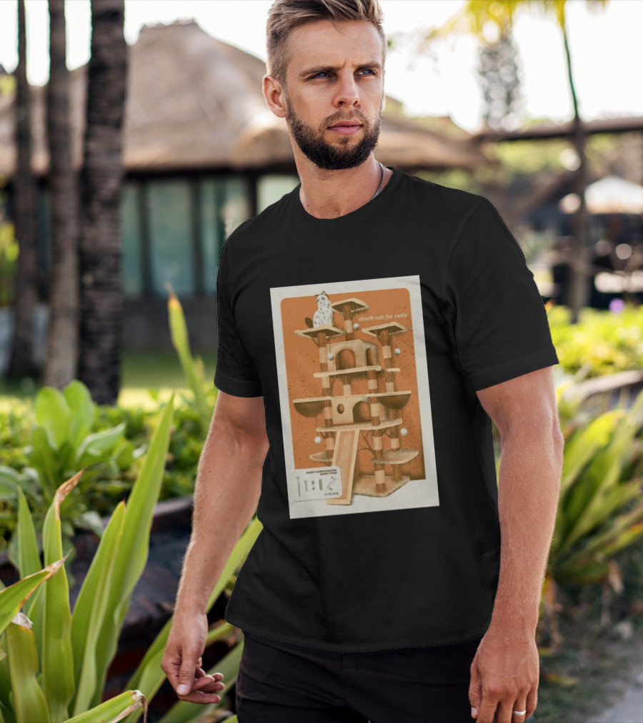 Death Cab For Cutie Sandy Amphitheater Sandy Utah July 29 2026 Cat Tree T-Shirt