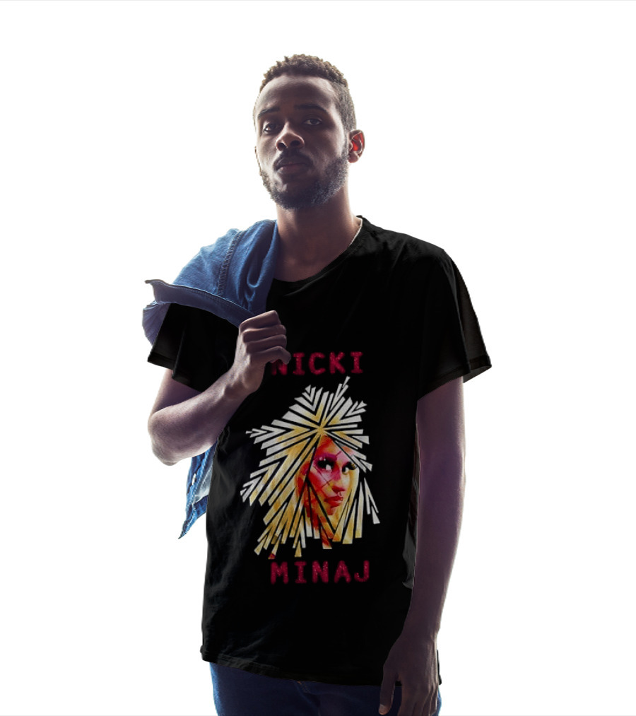 Nicki Minaj Stylized Face Art Fan T-Shirt