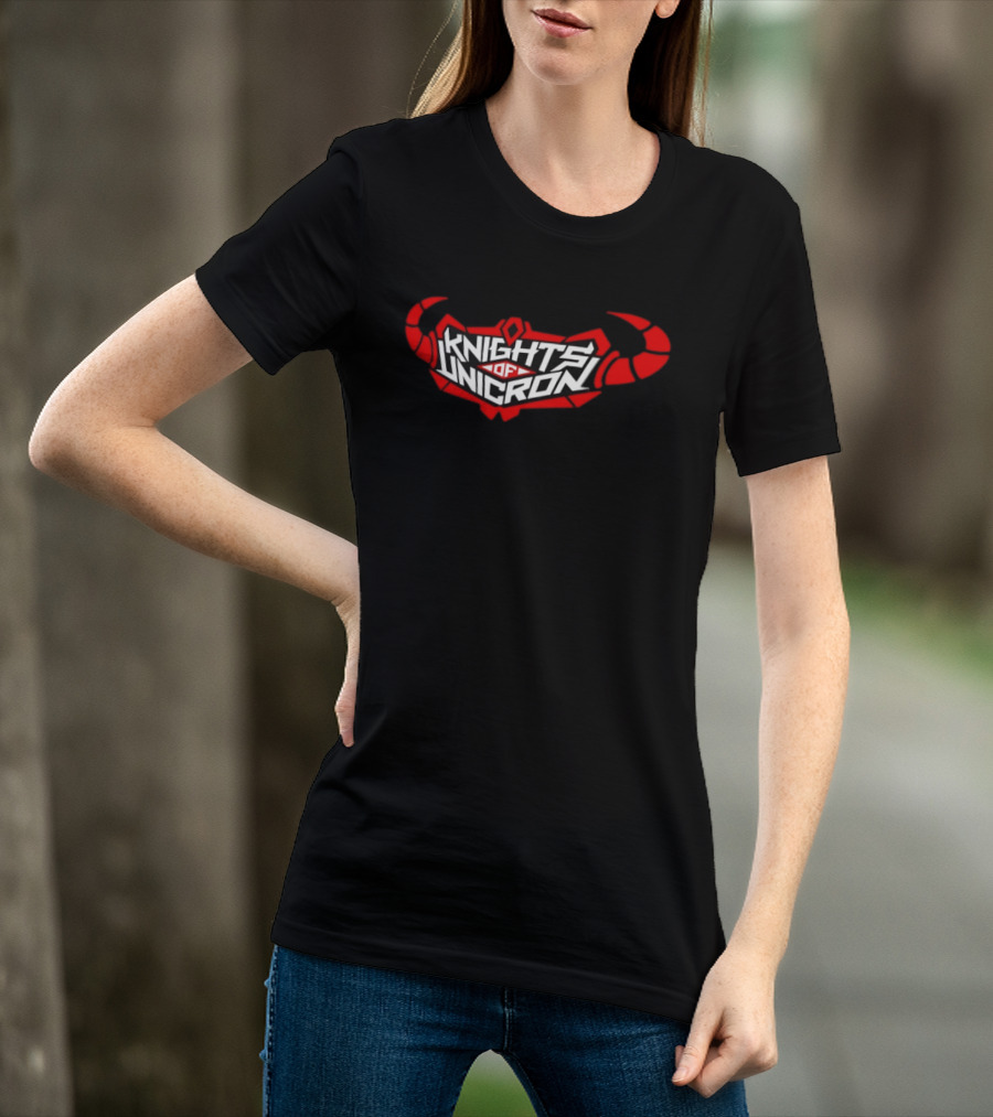 Knights Of Unicron Transformers Soundtrack Band Logo Horns T-Shirt
