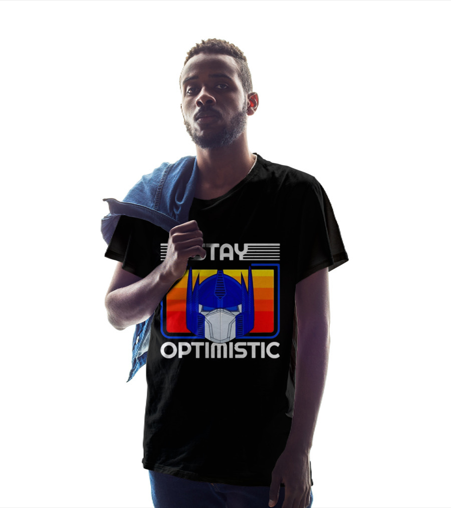 Optimus Prime Transformers Stay Optimistic T-Shirt