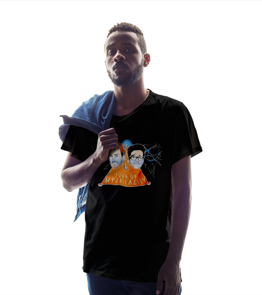 Rhett & Link Ear Biscuits Tour Of Mythicality Lightning T-Shirt
