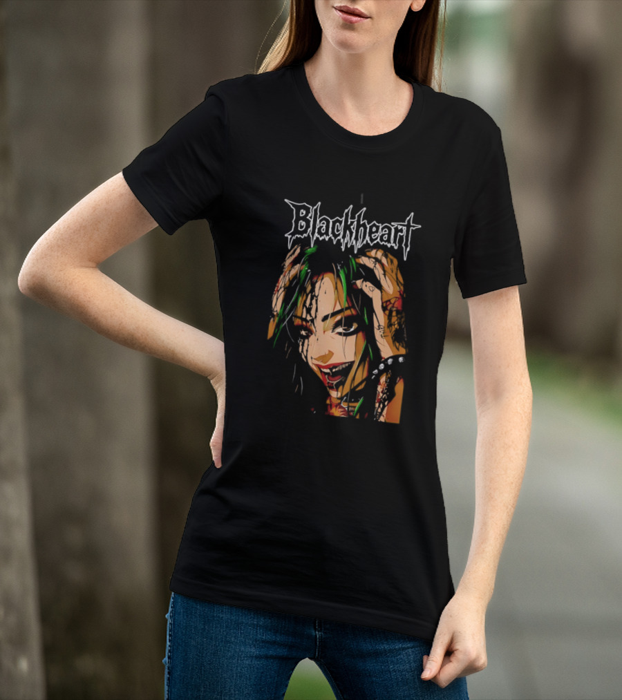 Shotzi Blackheart Knows Blackheart Green Hair T-Shirt
