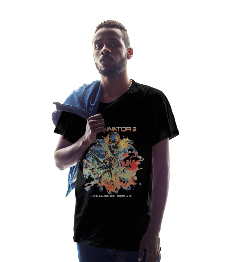 Terminator 2 Los Angeles 2029 A.D. Future War T-Shirt