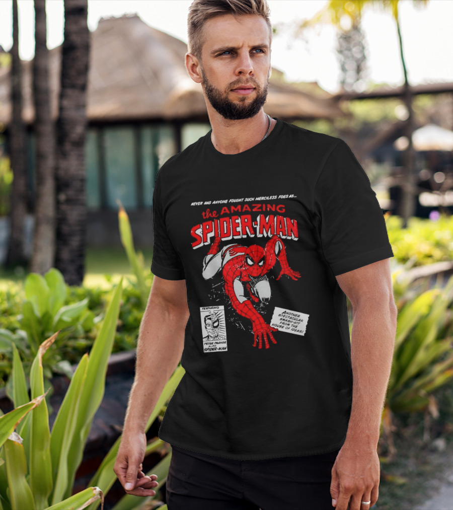 Never Has Anyone Fought Such Merciless Foes As The Amazing Spider Man Marvel Superhero T-Shirt