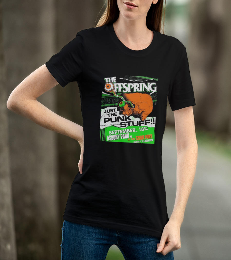 The Offspring Just The Punk Stuff Asbury Park NJ Stone Pony September 18th T-Shirt