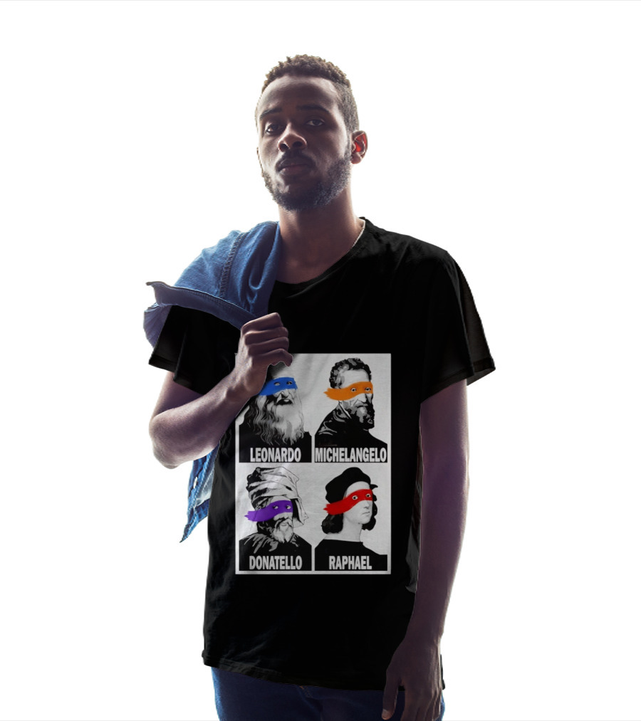 Leonardo Michelangelo Donatello Raphael The Original Ninja Masters T-Shirt