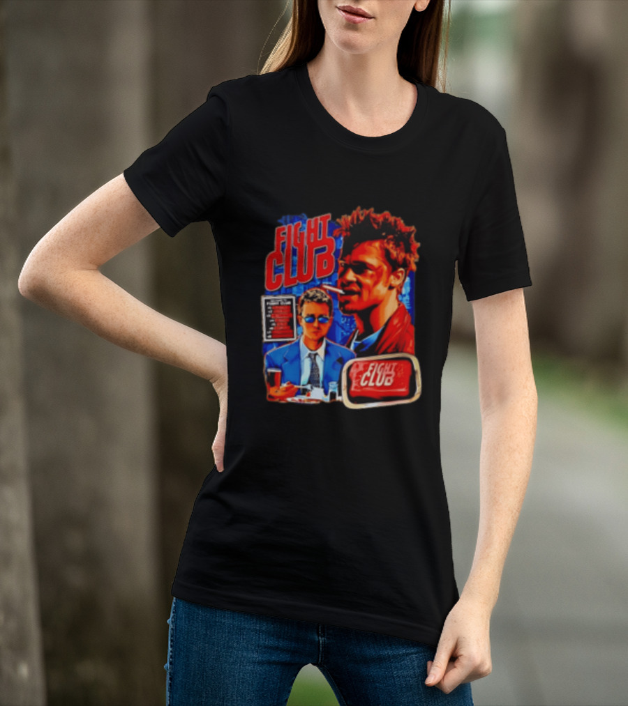 Tyler Durden The Narrator Fight Club Welcome To Fight Club Do Not Talk About T-Shirt