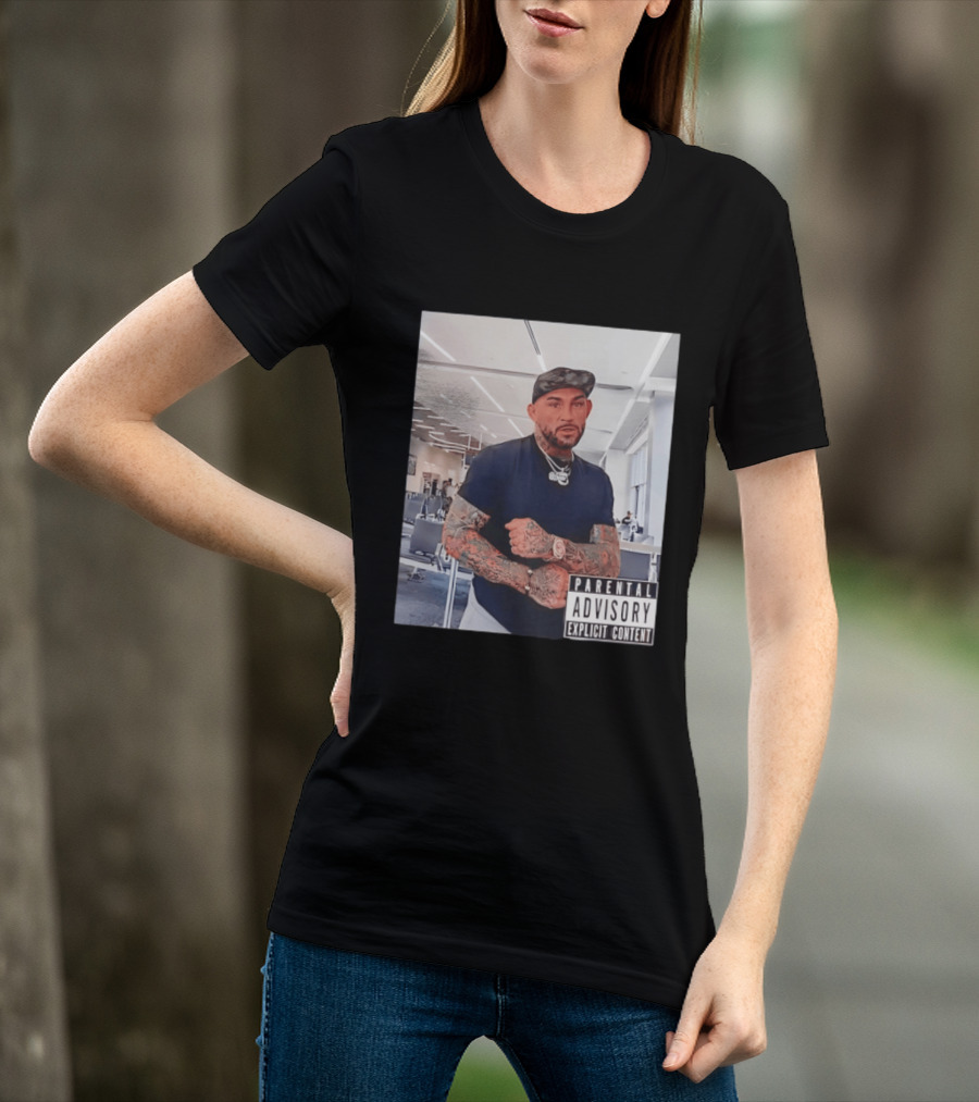 UFC Dustin Poirier Parental Advisory Explicit Content T-Shirt