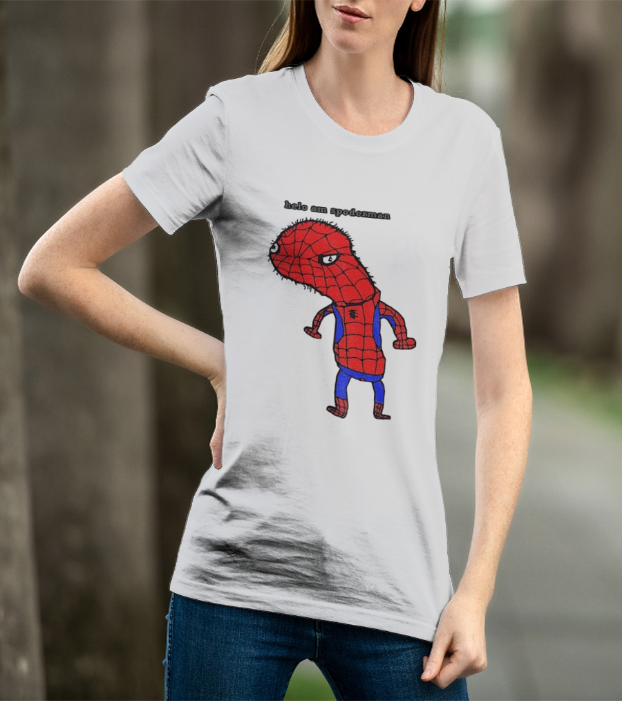 Helo Am Spoderman Spiderman Marvel Superhero Meme 2026 Comic Book T-Shirt