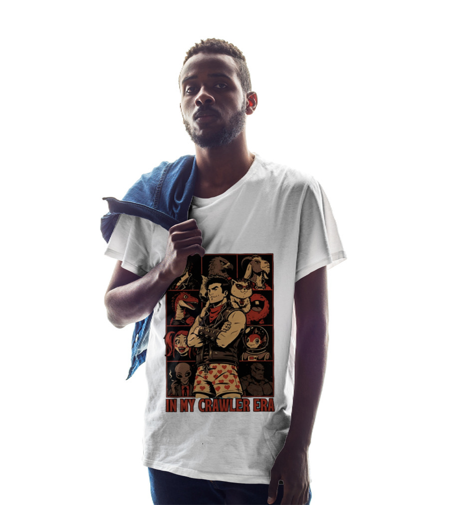 In My Crawler Era Retro Punk Characters And Animals T-Shirt