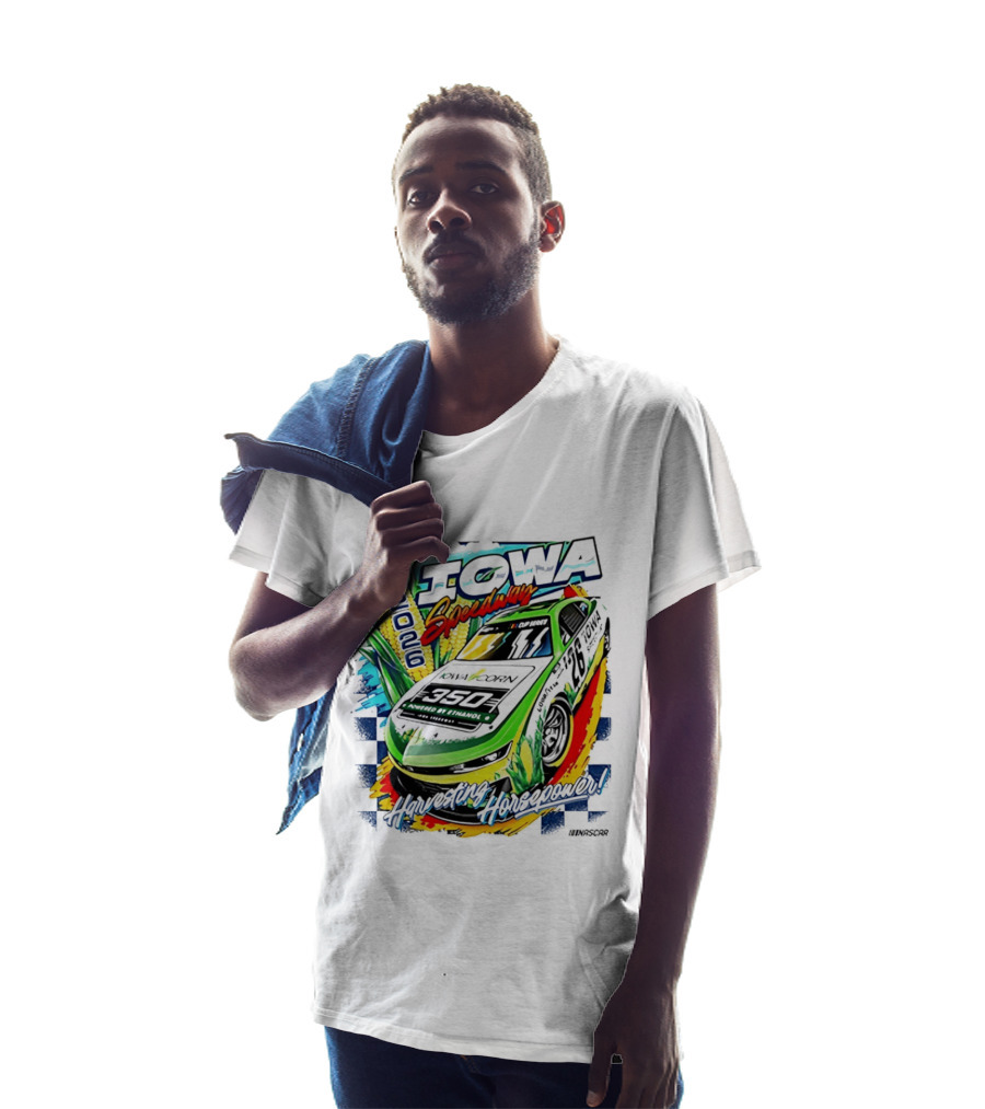 Iowa Speedway Harvesting Horsepower 2026 Iowa Corn 350 NASCAR T-Shirt
