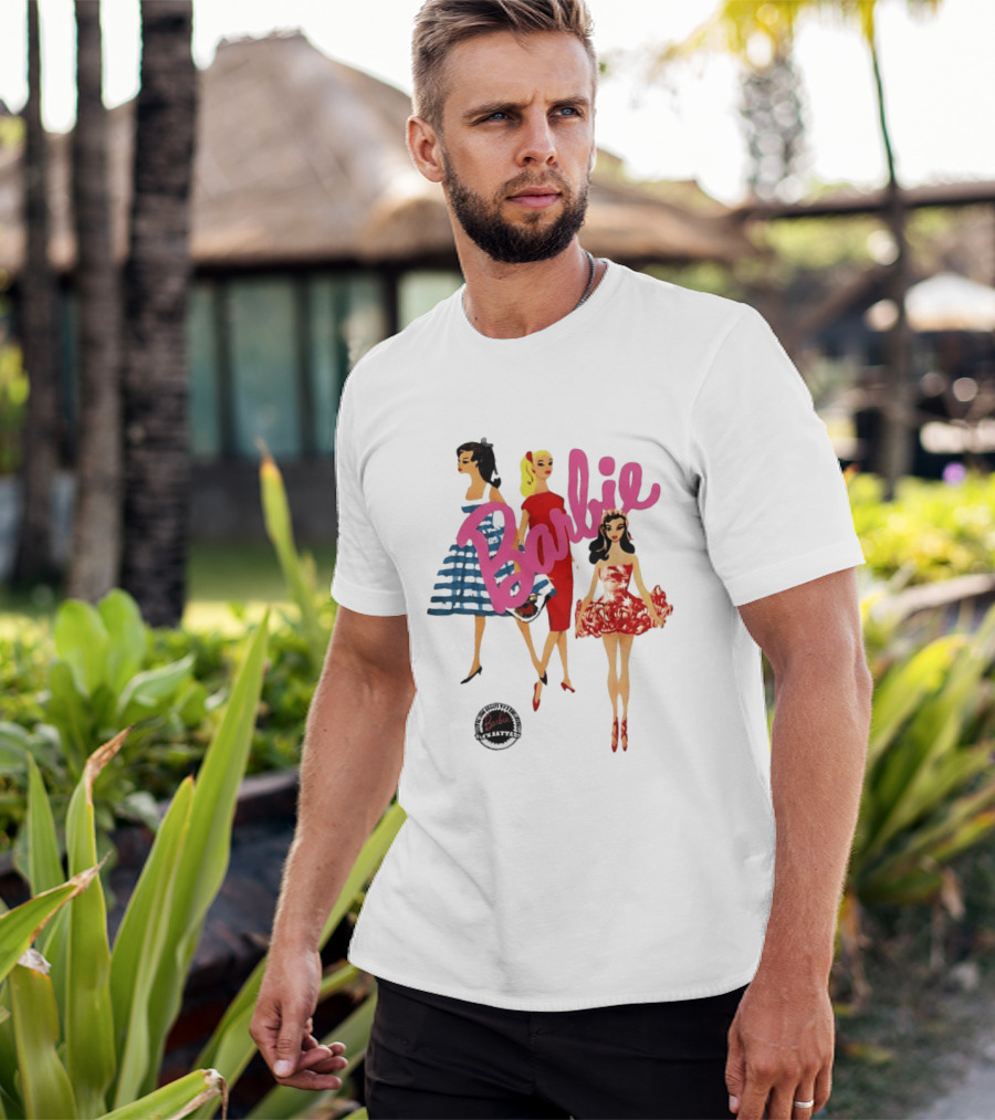 Barbie Vintage Fashion Trio Retro Mattel T-Shirt