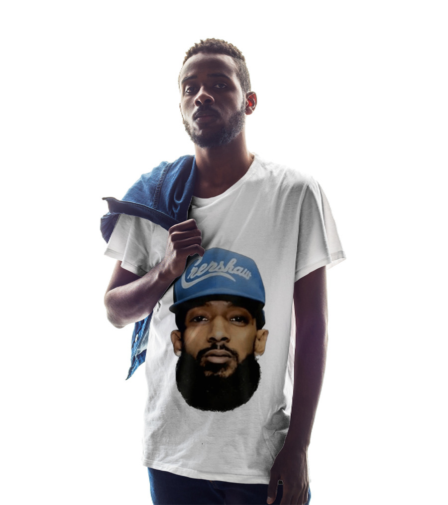 Nipsey Hussle Crenshaw Blue Cap T-Shirt