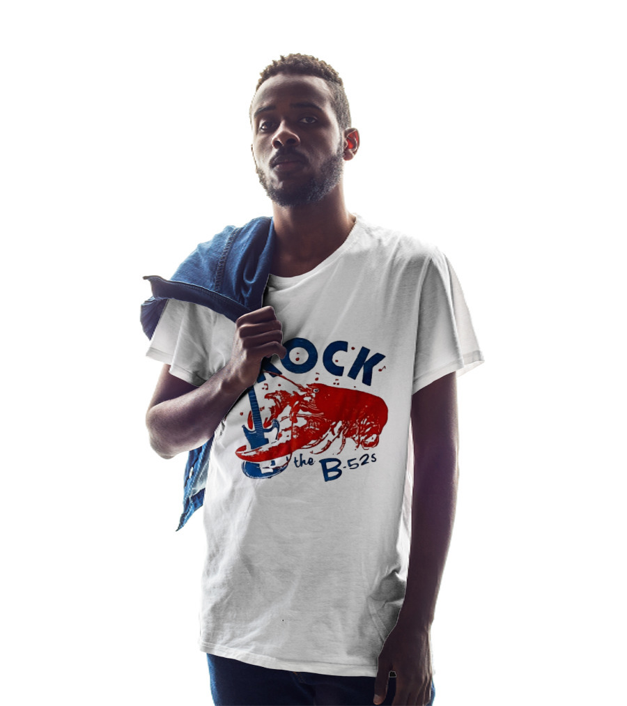 Rock The B 52s Lobster Guitar Music T-Shirt
