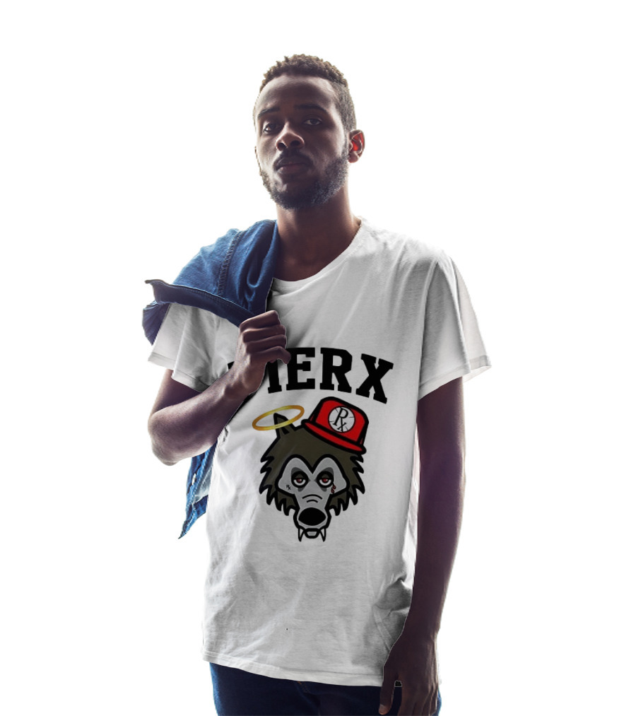 RX Wolf Pierx Halo Red Hat T-Shirt