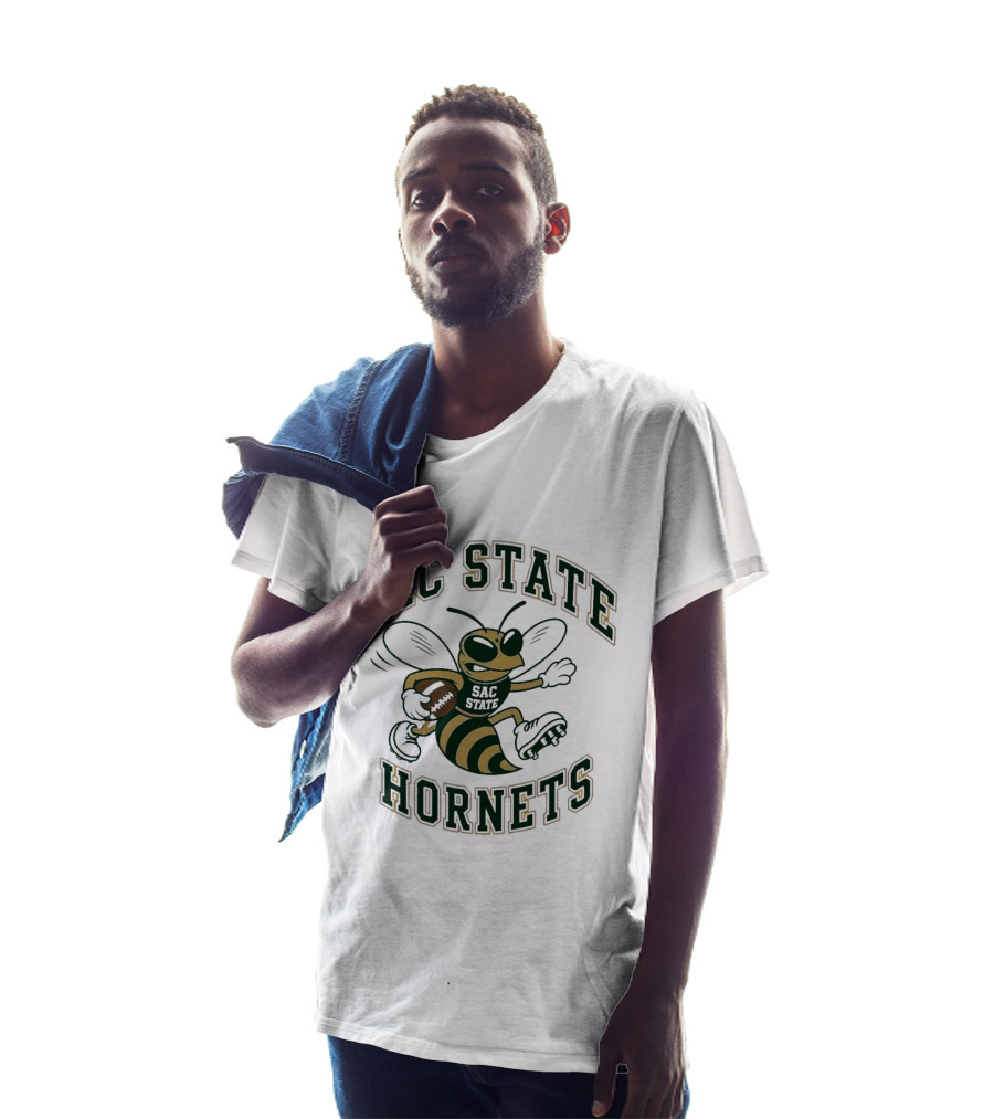 Sac State Hornets Football Cartoon T-Shirt