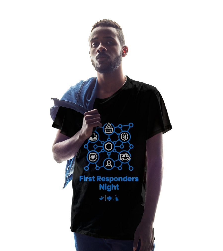 LA Dodgers First Responders Night Honoring Heroes T-Shirt