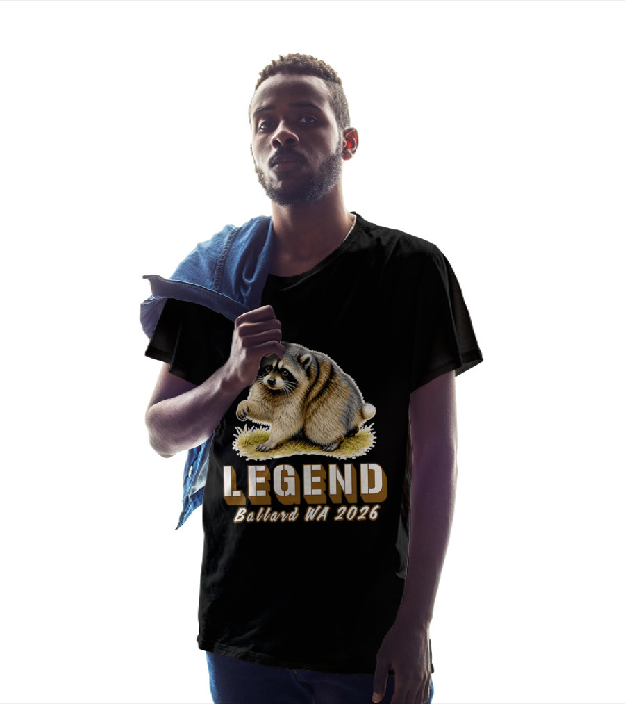 Legend Raccoon Ballard WA 2026 T-Shirt