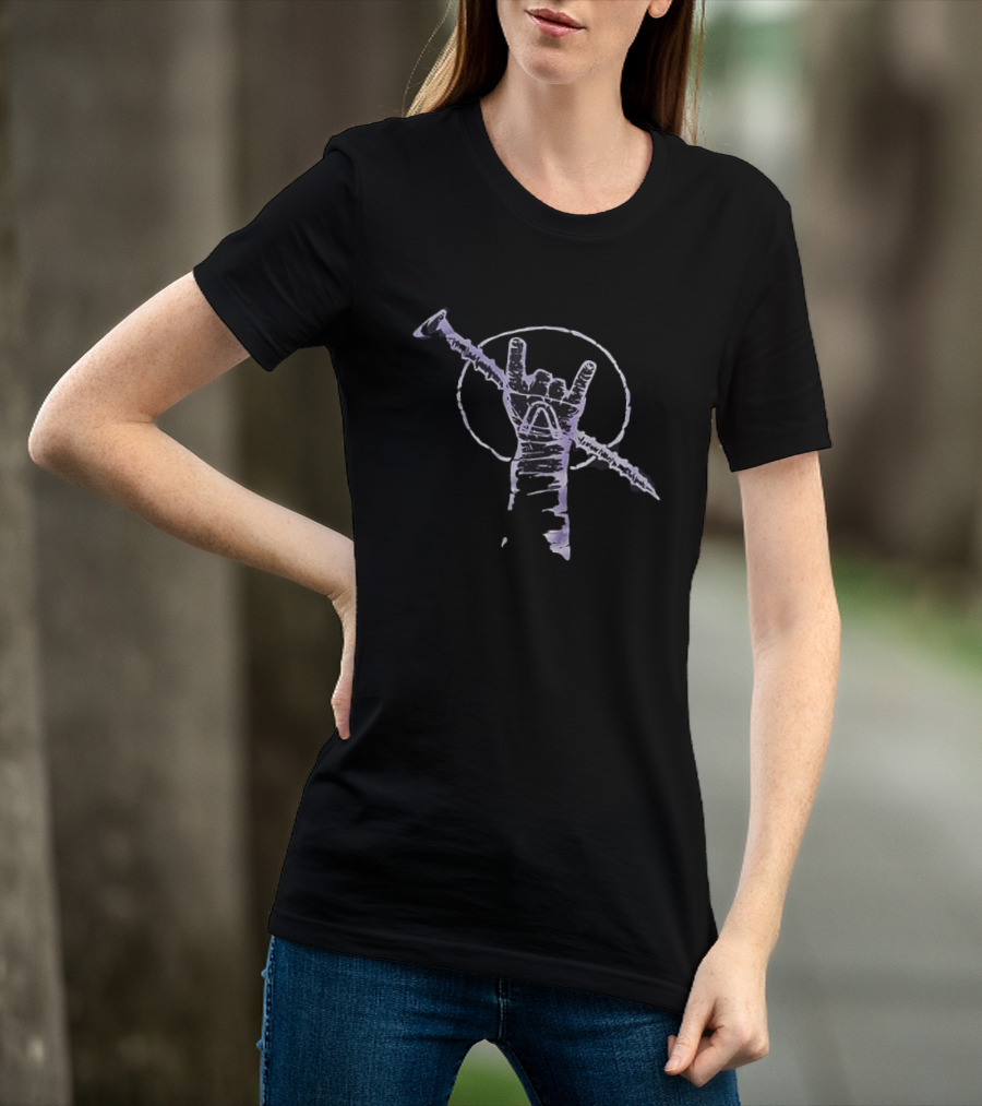 WWE Rock On Real Heels Live Forever Gesture T-Shirt