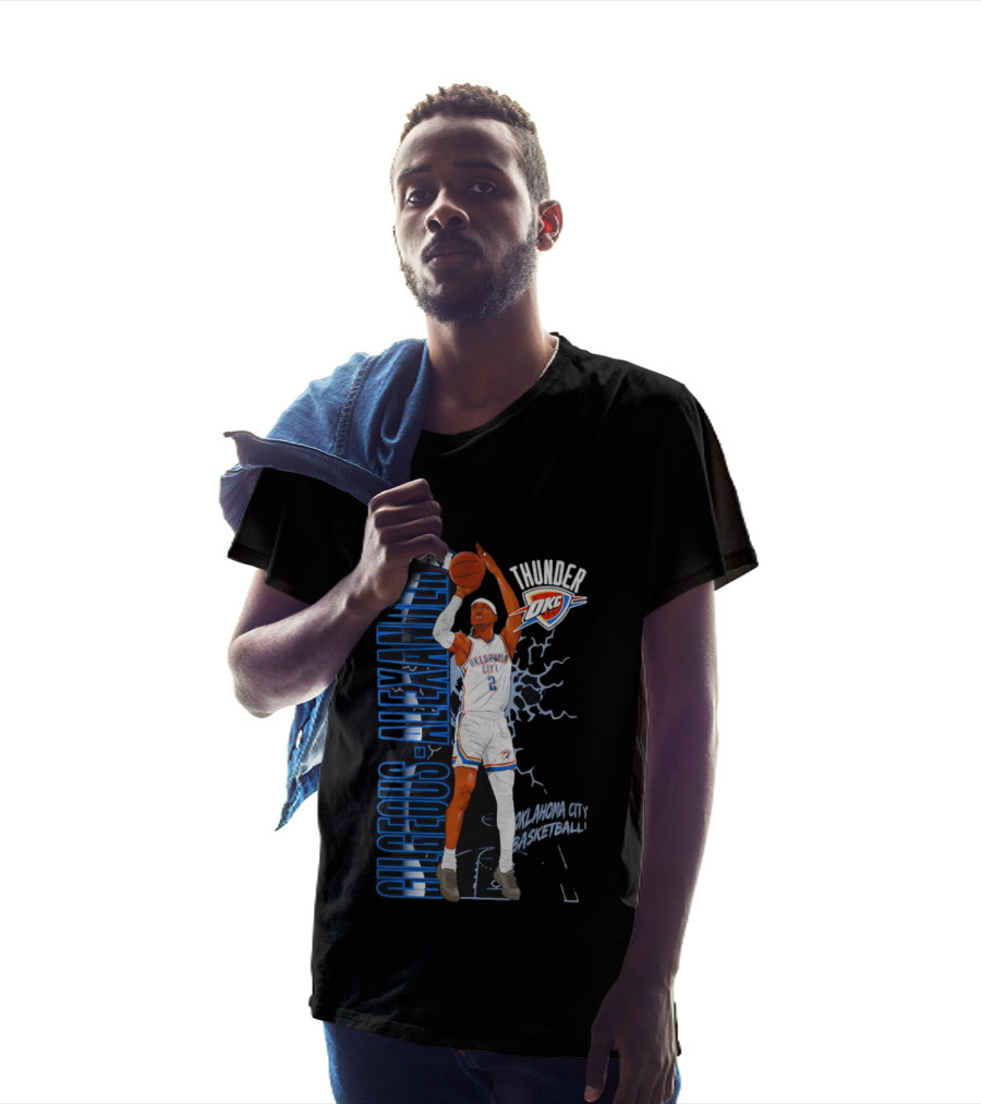 Shai Gilgeous Alexander Oklahoma City Thunder Basketball OKC T-Shirt