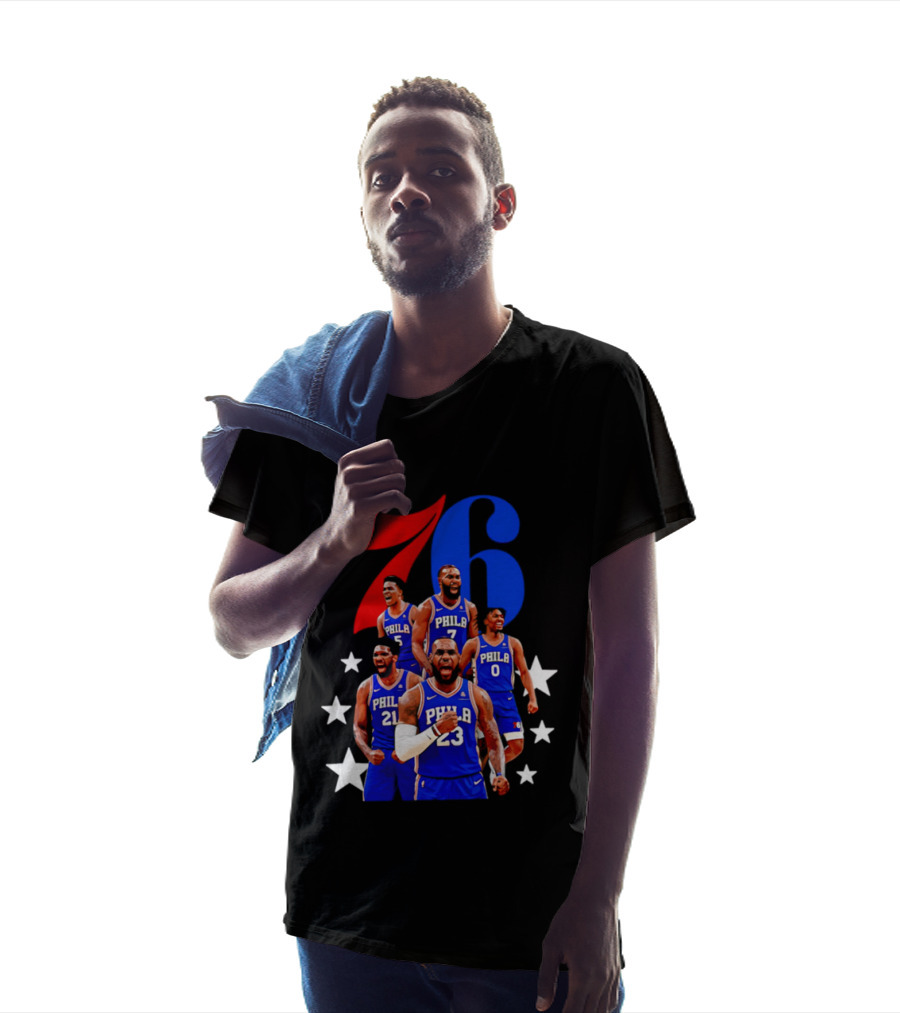 Philadelphia 76ers Players 23 21 7 0 Basketball Team Stars T-Shirt