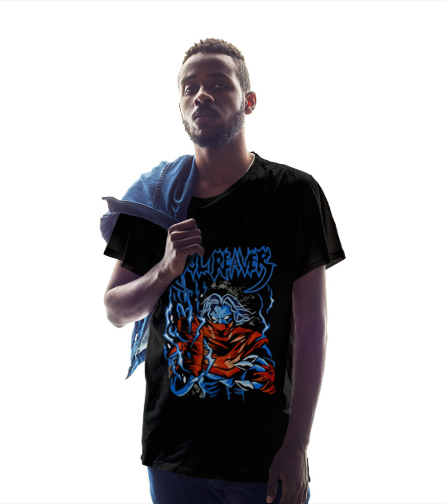 Soul Reaver Raziel Legacy Of Kain Blue Flames T-Shirt