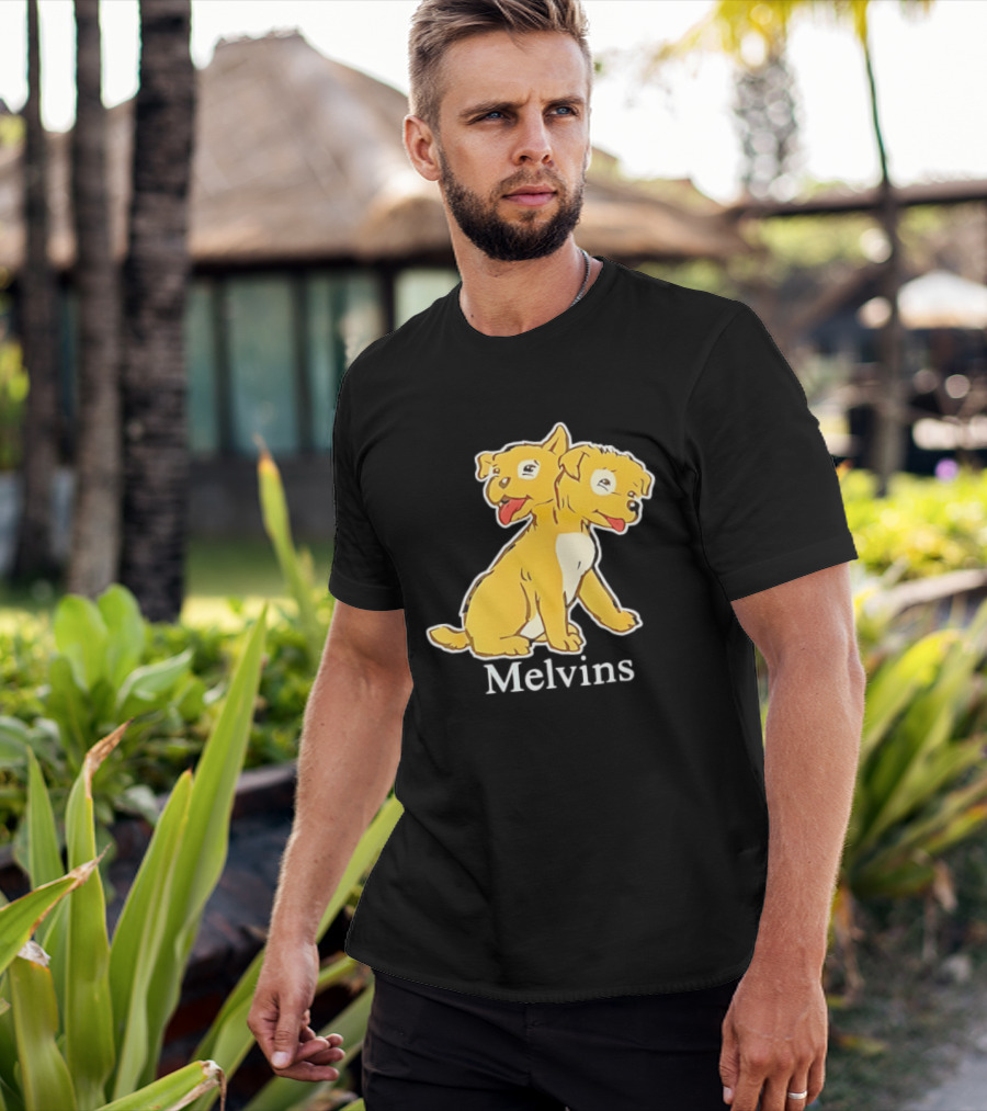 Melvins Two Headed Dog Cartoon T-Shirt