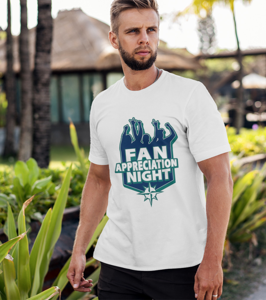 Seattle Mariners Fan Appreciation Night 2026 Baseball Event T-Shirt