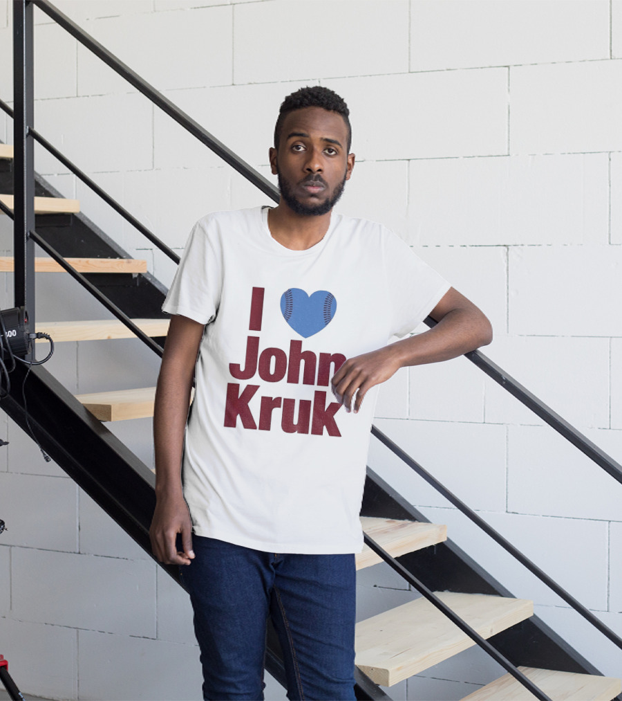 I Heart John Kruk Philadelphia Phillies Baseball MLB 2026 T-Shirt