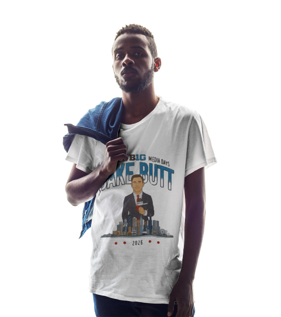 Chicago IL Big 10 Media Days 2026 Jake Butt T-Shirt