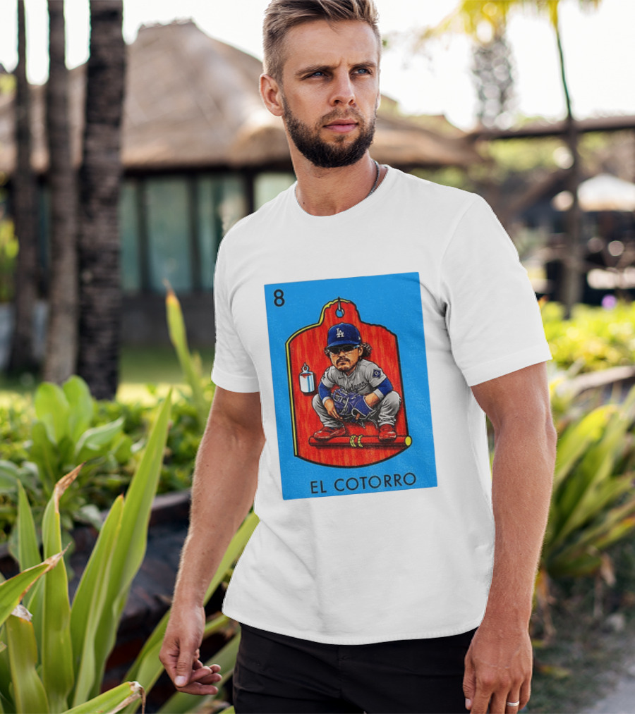 Joe Kelly Dodgers El Cotorro Loteria Card 8 T-Shirt