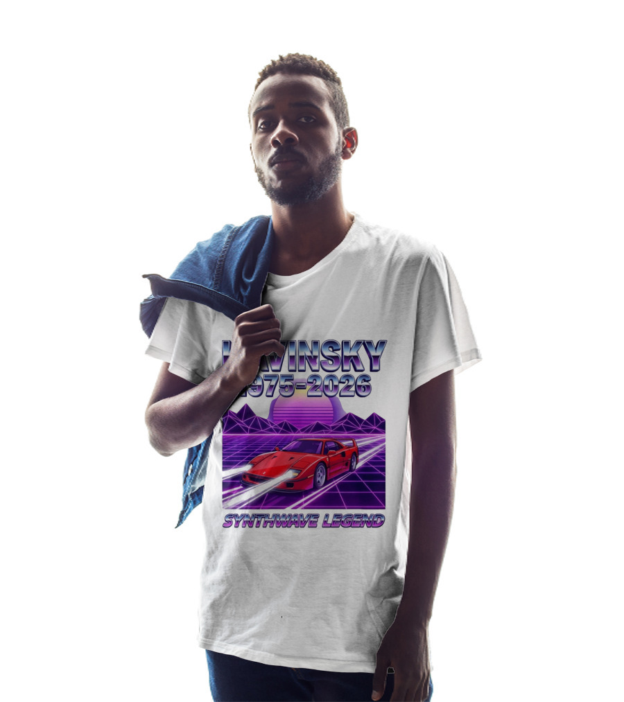 Kavinsky 1975 2026 Synthwave Legend Vaporwave Retro Car Aesthetic T-Shirt