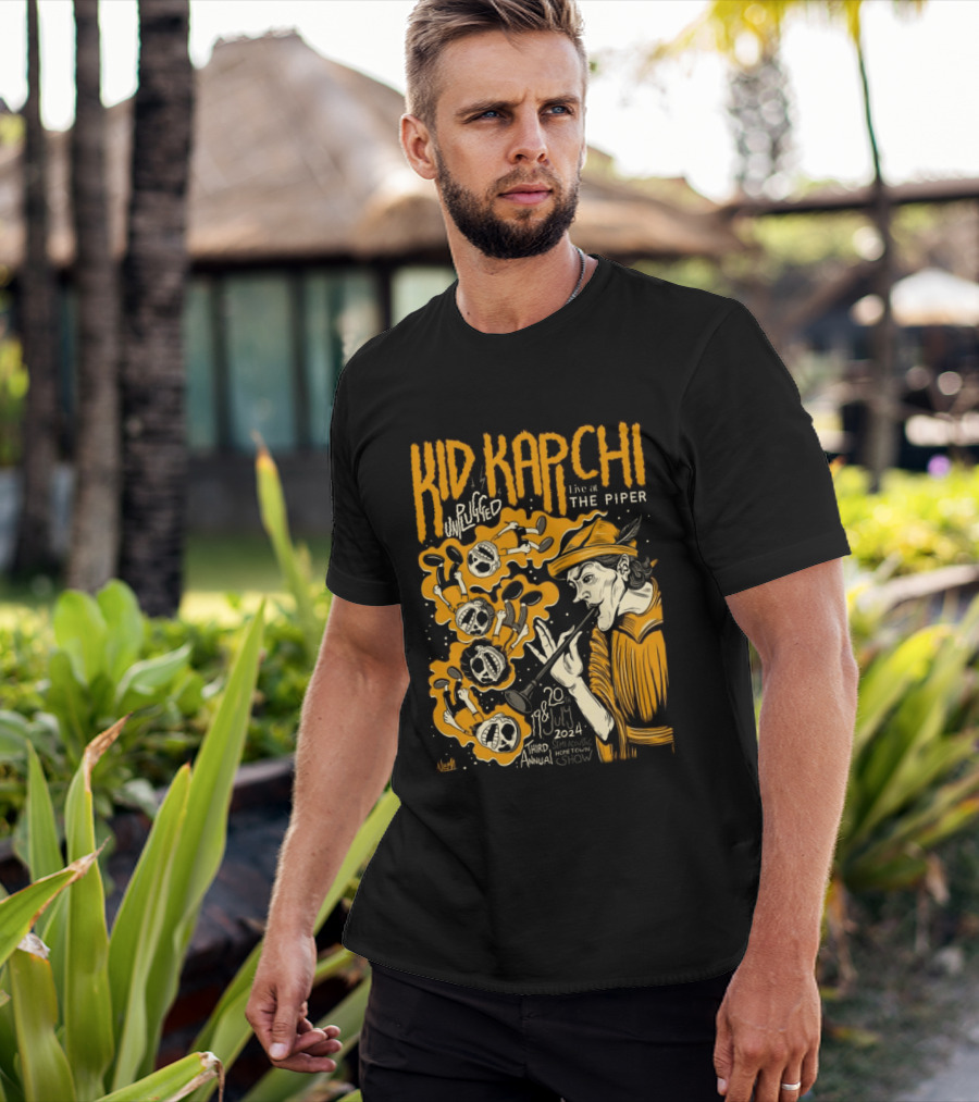 Kid Kapichi Unplugged Live The Piper July 19 20 2024 Semi Acoustic Hometown Show T-Shirt