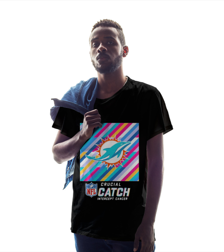 Crucial Catch Intercept Cancer NFL Miami Dolphins 2024 T-Shirt