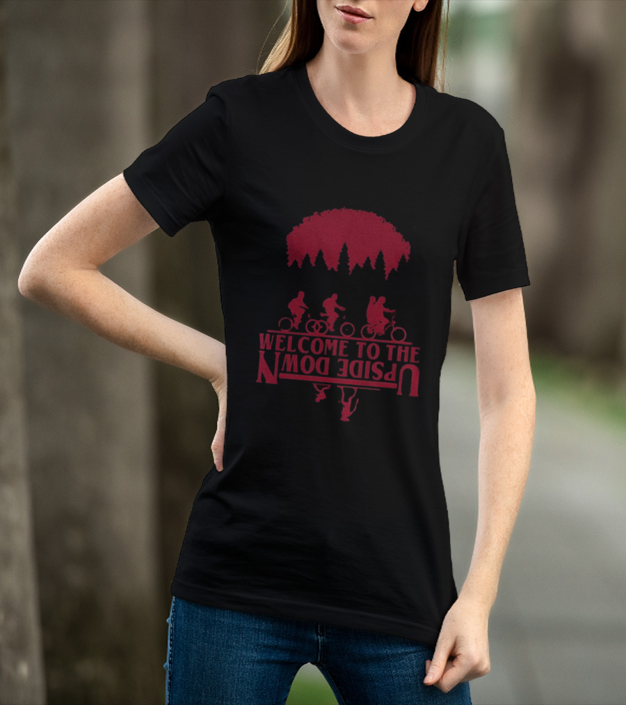Stranger Things Welcome To The Upside Down Bike Adventure T-Shirt