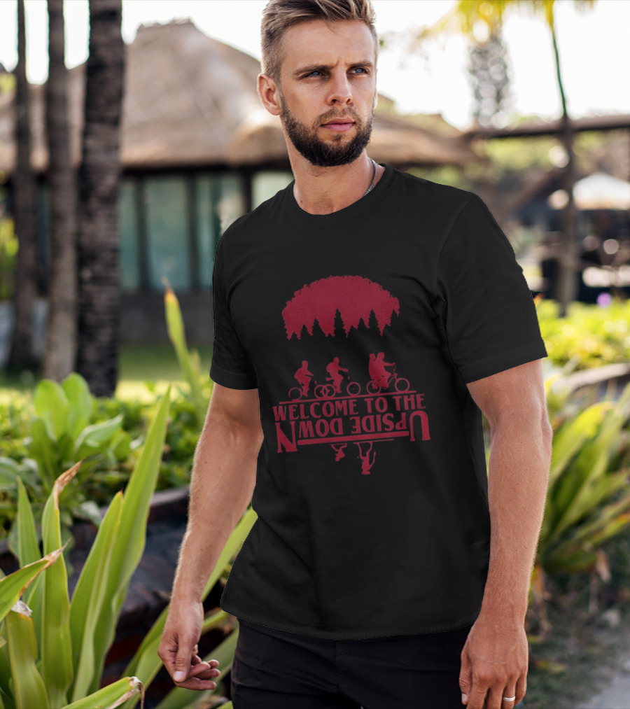 Stranger Things Welcome To The Upside Down Bike Adventure T-Shirt